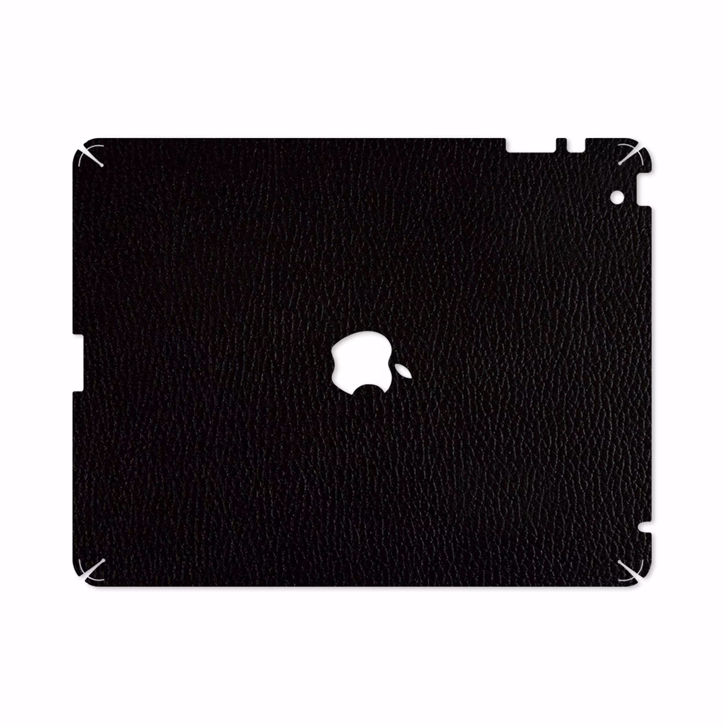 برچسب پوششی ماهوت مدل Black-Leather مناسب برای تبلت اپل iPad 2 2011 A1396