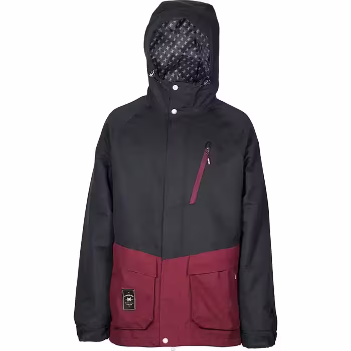 کاپشن اسکی مردانه L1 PREMIUM GOODS LEGACY BLACK WINE