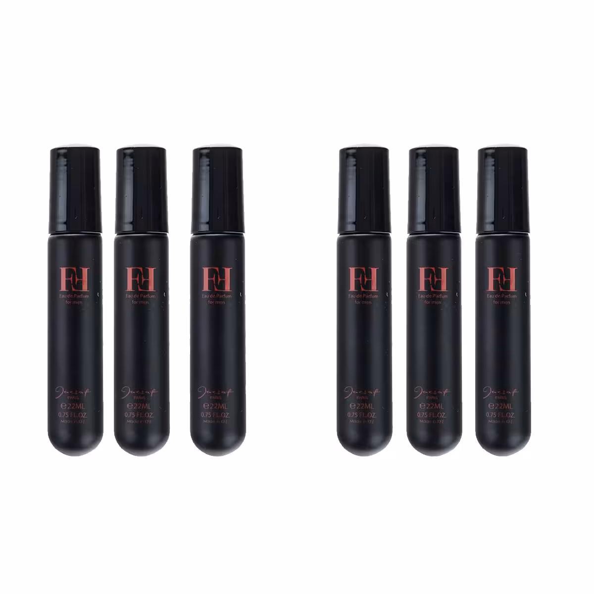 عطر جیبی مردانه ژک ساف مدل FF حجم 22 میلی لیتر مجموعه 6 عددی