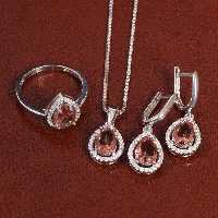 نیم ست الکساندریت زنانه کد 27944 - جواهری مشاهیر