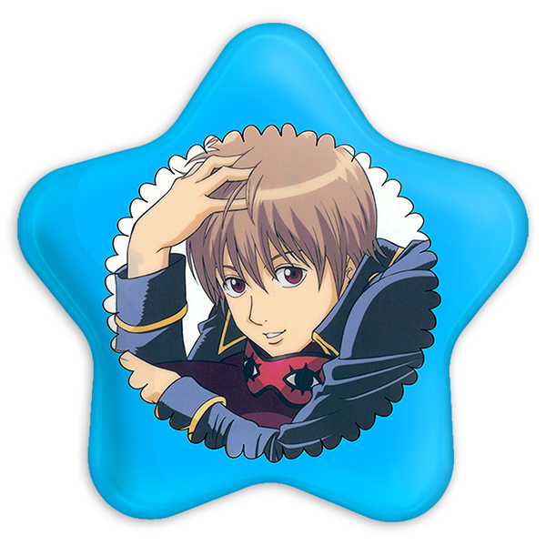 پیکسل خندالو طرح اوکیتا انیمه گینتاما مدل ستاره ای کد 12940