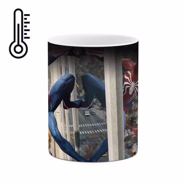 ماگ حرارتی طرح مرد عنکبوتی Spider man  مدل mgph15786