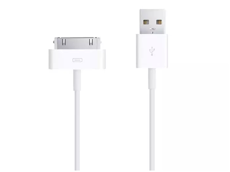 کابل اصلی شارژ آیفون Apple iphone 30 Pin to USB Cable 4/4s