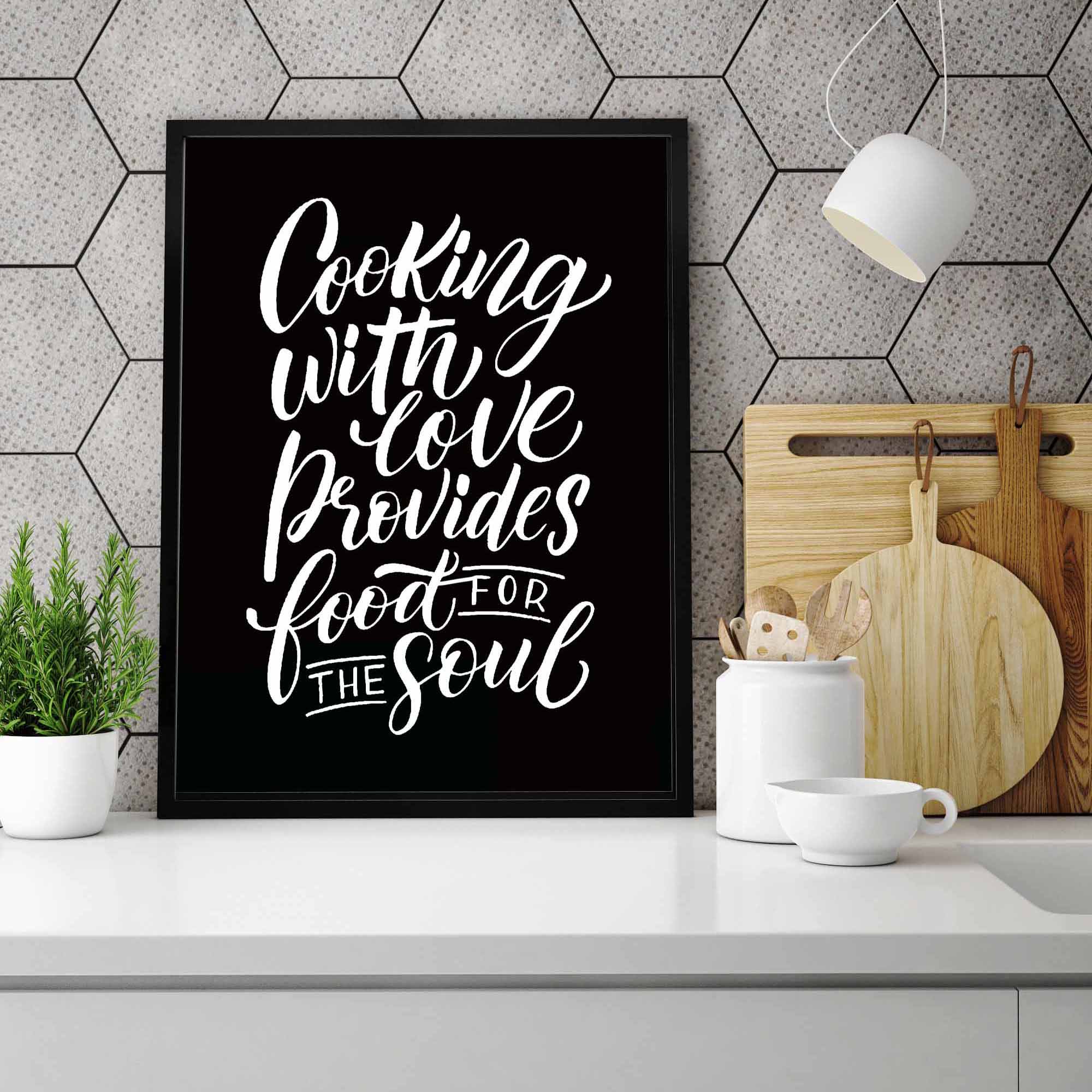 تابلو آتریسا طرح آشپزخانه مدل AK045