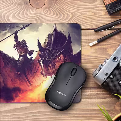 ماوس پد طرح dragon rider کد 3697