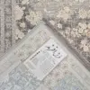 فرش ماشینی افرند کد 2262 زمینه ذغالی متالیک
