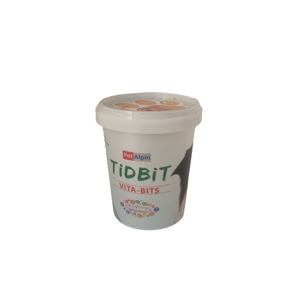 تشویقی سگ ویتامینه تیدبیت مدل VITA-BITS وزن 150 گرم