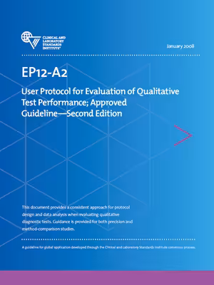 خرید و دانلود نسخه کامل کتاب User Protocol for Evaluation of Qualitative Test Performance (2nd Edition) - pdf