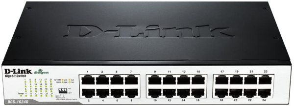 نام محصول :سوئیچ 24 پورت گیگابیتی، غیر مدیریتی و دسکتاپ دی-لینک مدل DGS-1024D