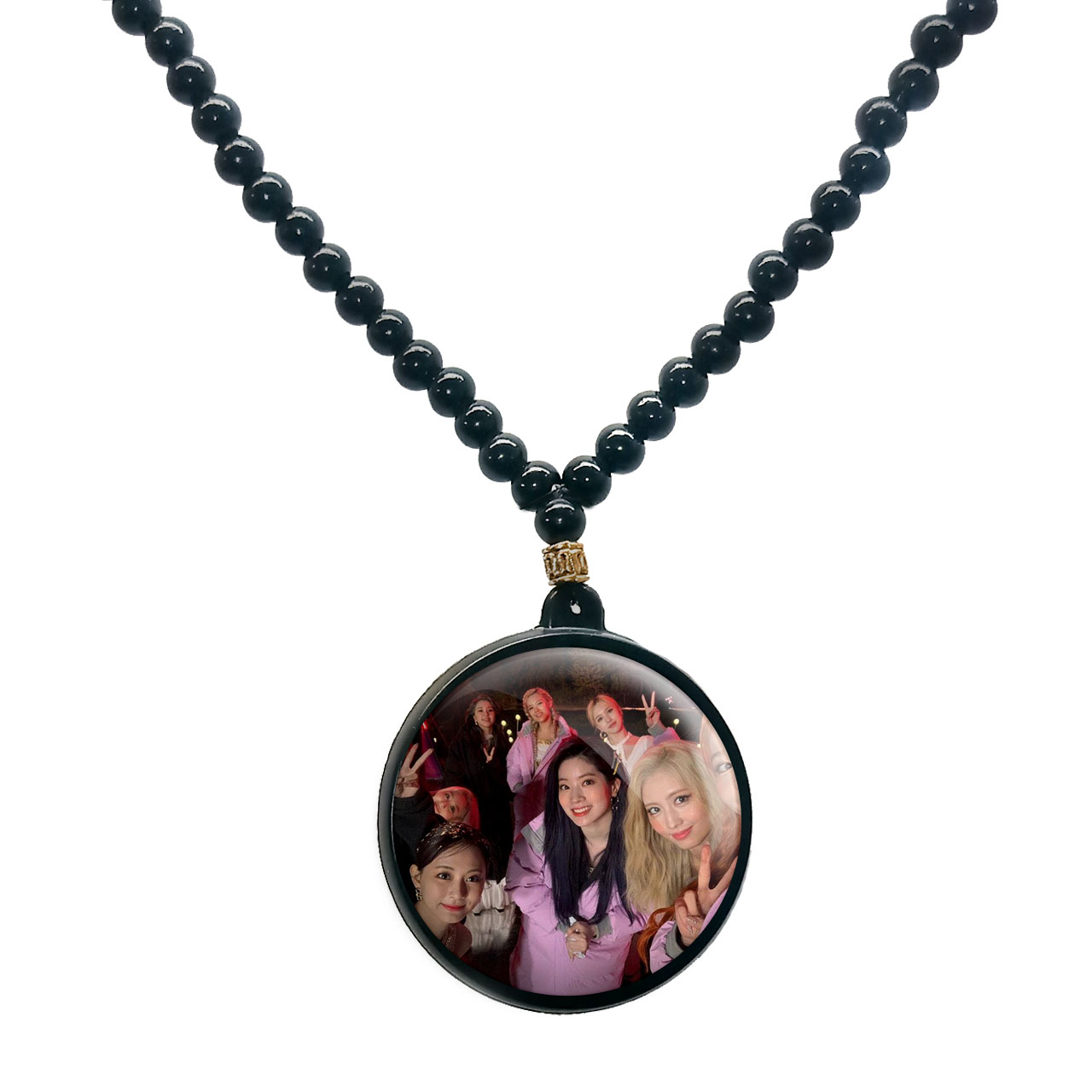 گردنبند پرمانه طرح تو ایس کد pmd.19703 مدل دو طرفه