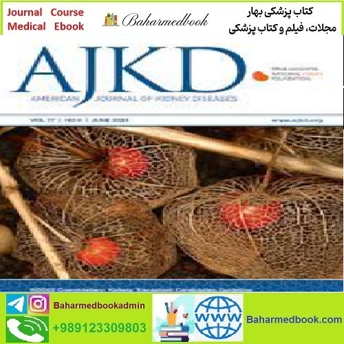 American Journal of Kidney Diseases Volume 77 Issue 1 to 6 202