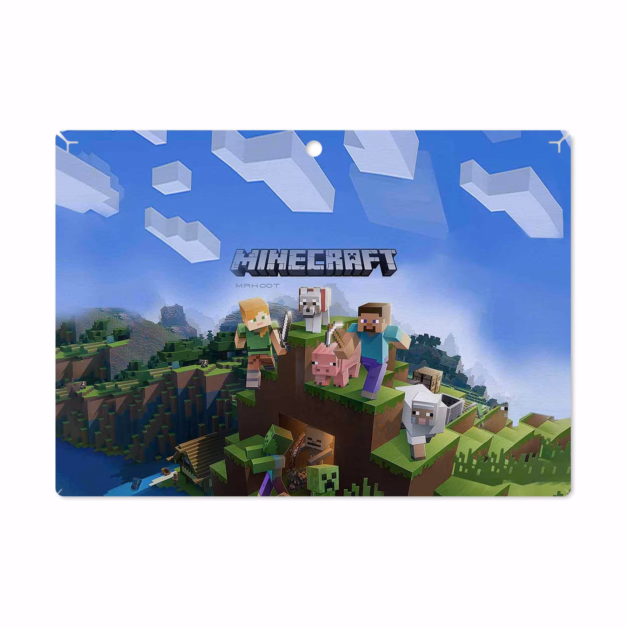 برچسب پوششی ماهوت مدل Minecraft-Game مناسب برای تبلت لنوو Miix 320 2017