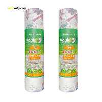 سفره یکبار مصرف کوالا مدل silk طرح پرنده رول 20 متری بسته 2 عددی
