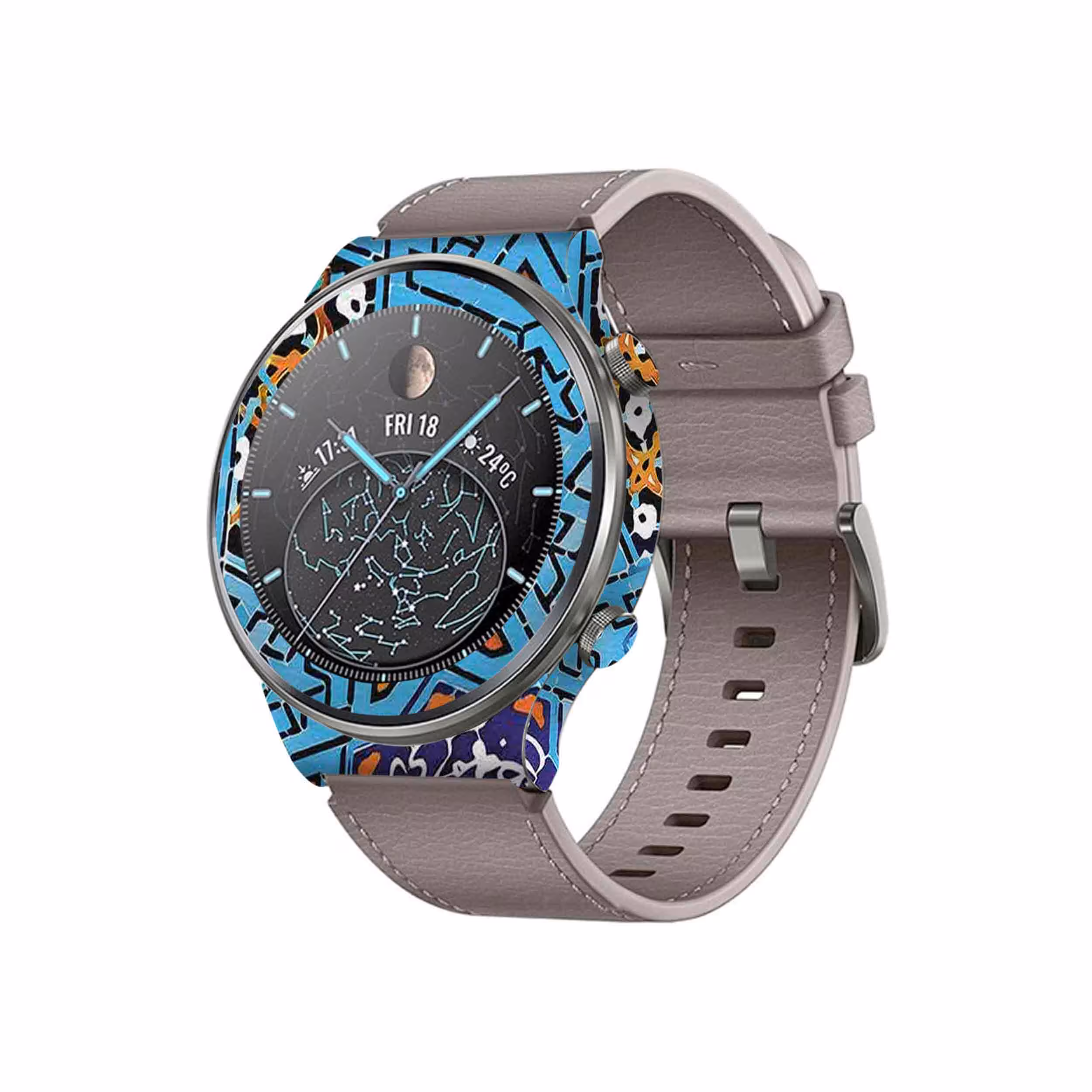 برچسب ماهوت طرح Iran Tile7 مناسب برای ساعت هوشمند هوآوی Watch GT 2 Pro