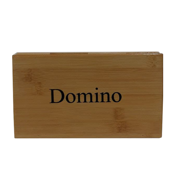بازی فکری دومینو جعبه چوبی مدل WOODEN BOX