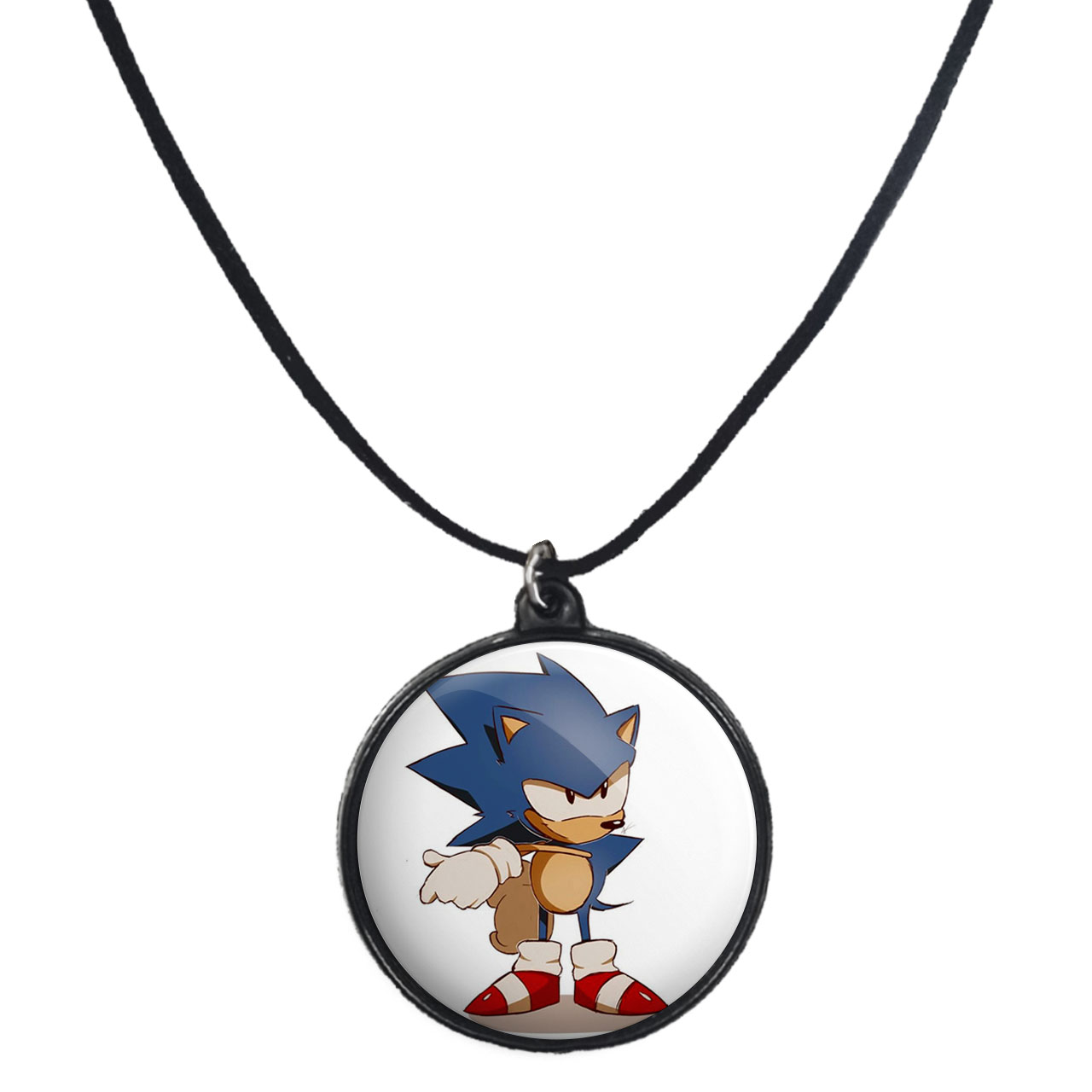 گردنبند پرمانه طرح سونیک کد pmb.14991 مدل دو طرفه