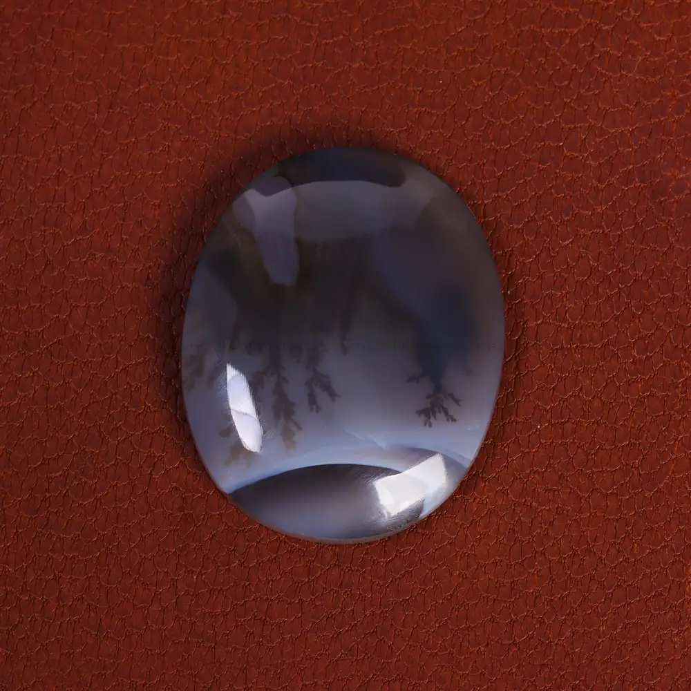 نگین عقیق شجر کد 21351 - جواهری مشاهیر