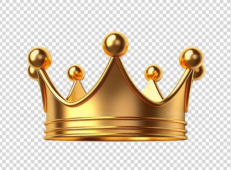 عکس PNG تاج طلایی رنگ | گرافیک با طعم تربچه