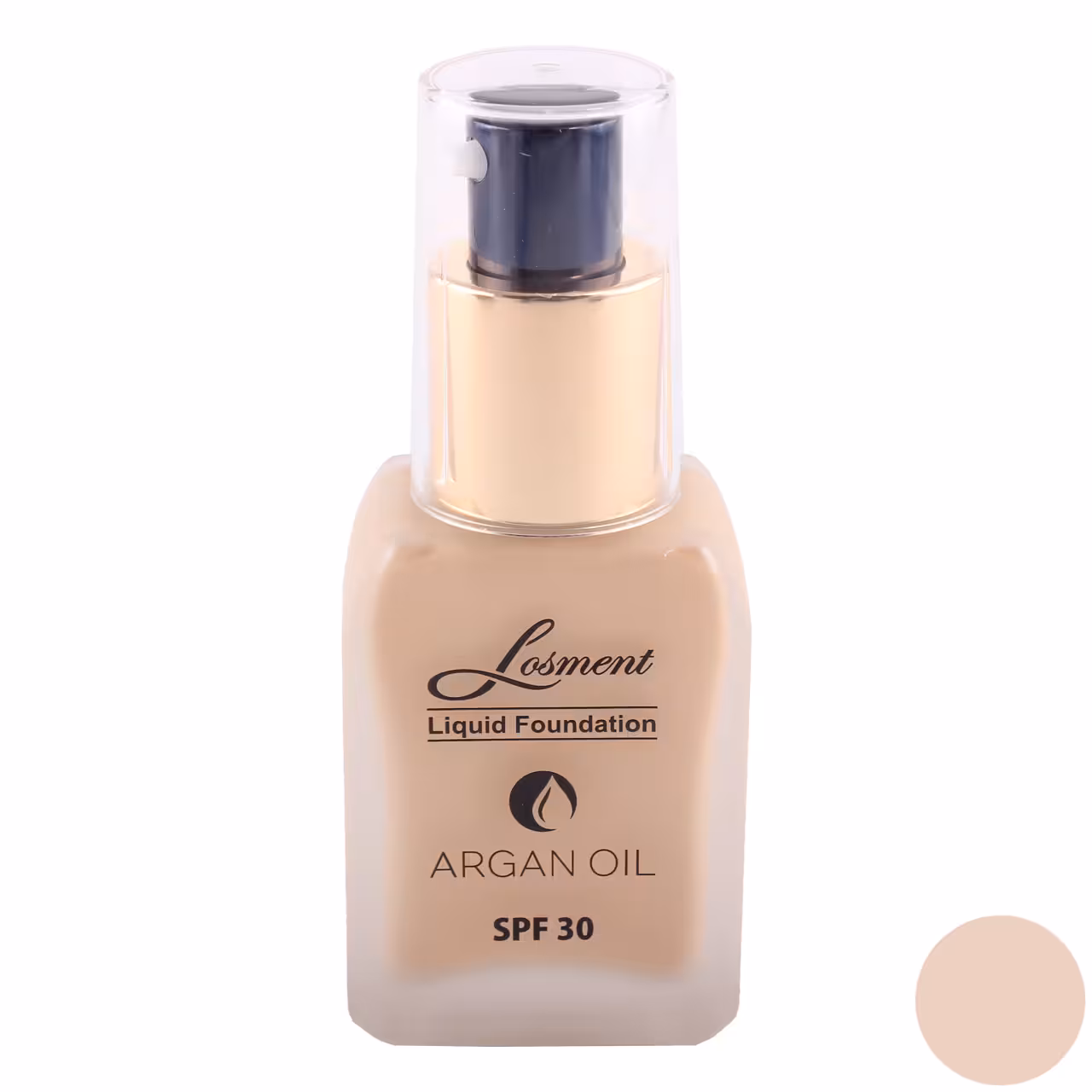 کرم پودر لوسمنت SPF30 حاوی روغن آرگان و آلوئه ورا شماره L201 حجم 36 میلی لیتر