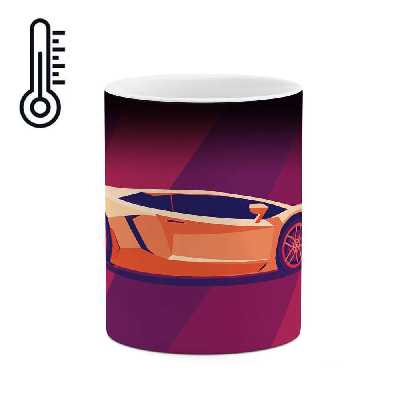 ماگ حرارتی طرح ماشین مدل mgp00523