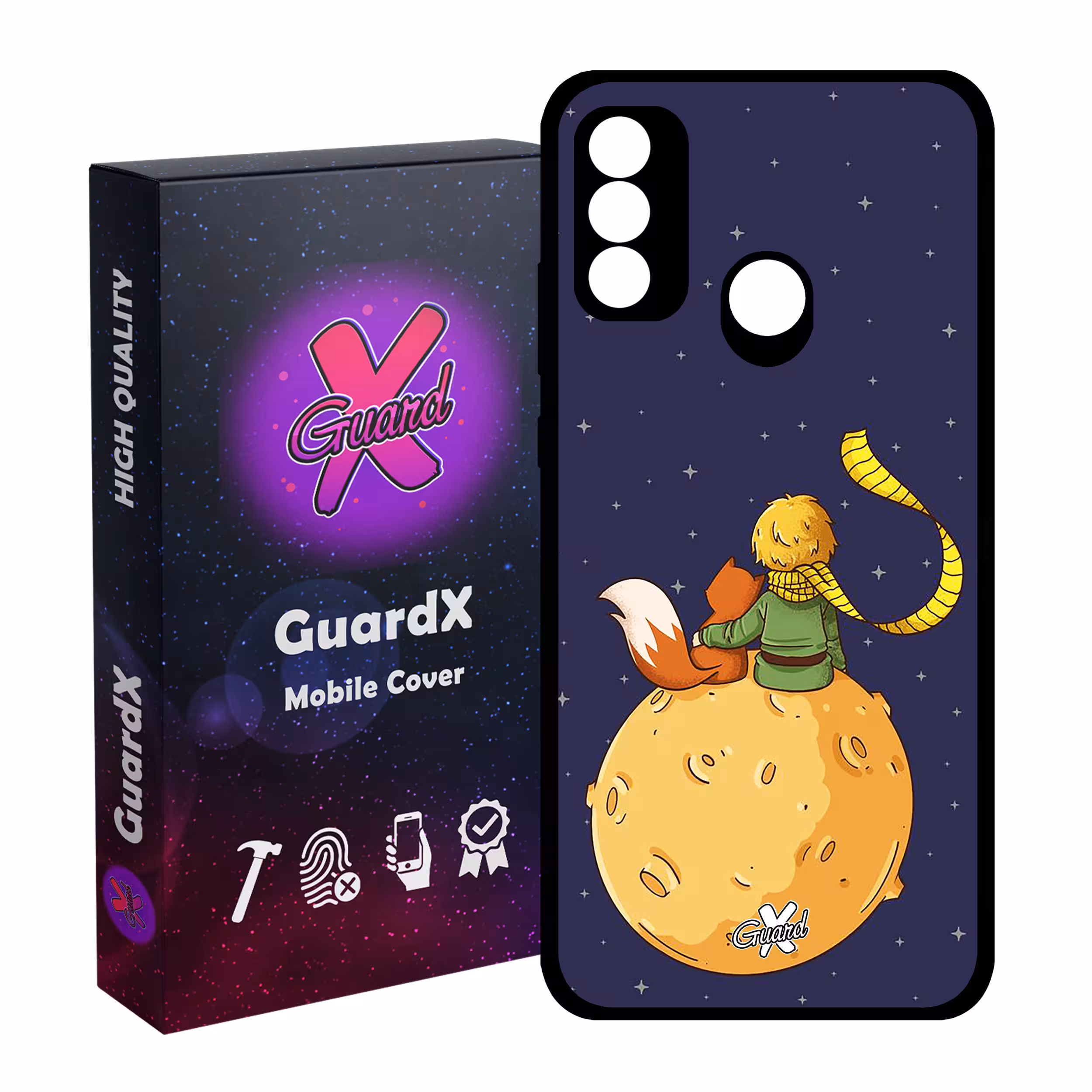 کاور گارد ایکس طرح Little Prince مدل Glass10003 مناسب برای گوشی موبایل هوآوی P Smart 2020