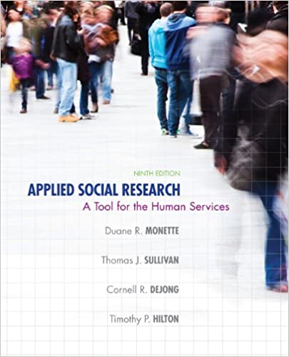 خرید و دانلود نسخه کامل کتاب Applied Social Research: A Tool for the Human Services (9th Edition) - Pdf