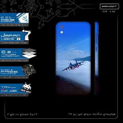 برچسب پوششی ماهوت مدل Fighter plane Su27-FullSkin مناسب برای گوشی موبایل آنر 8S