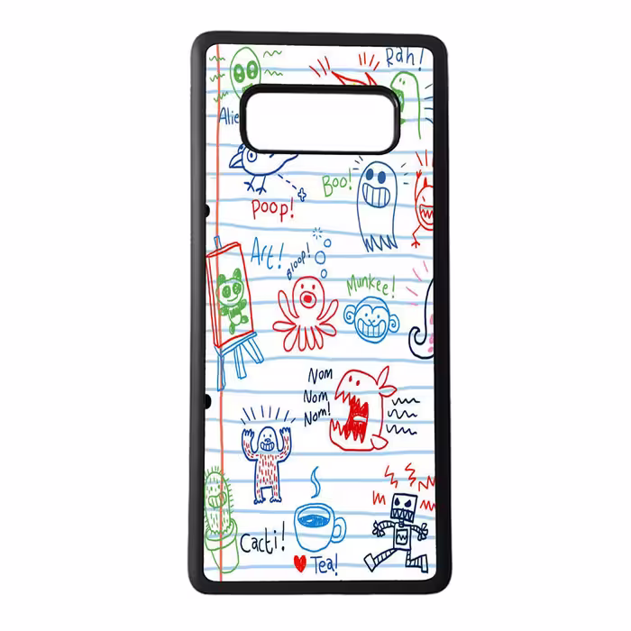 کاور طرح نقاشی کد 7230 مناسب برای گوشی موبایل سامسونگ galaxy note 8