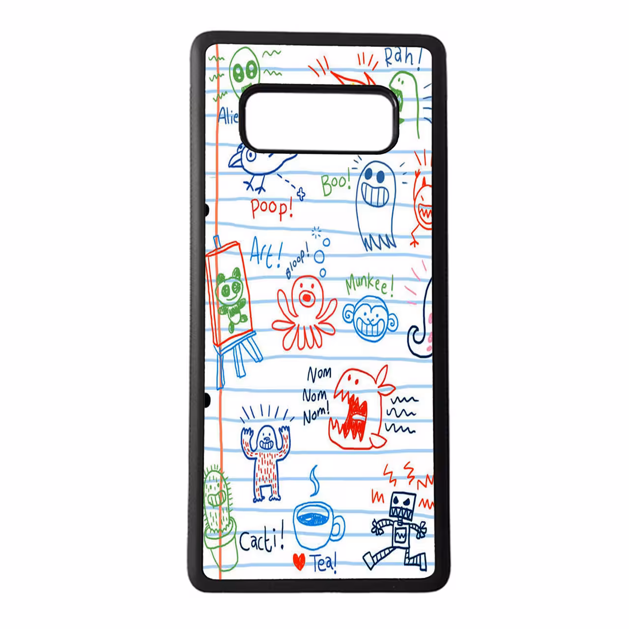 کاور طرح نقاشی کد 7230 مناسب برای گوشی موبایل سامسونگ galaxy note 8