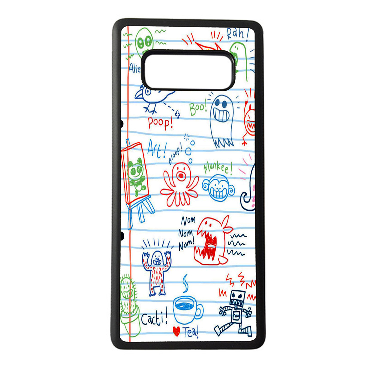 کاور طرح نقاشی کد 7230 مناسب برای گوشی موبایل سامسونگ galaxy note 8