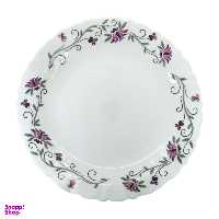 بشقاب غذاخوری پارس اپال مدل لیندا 124 بسته 6 عددی