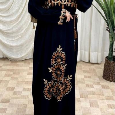پیراهن مهمانی زنانه نخی مدل پیراهن نخی وارداتی گلدوزی