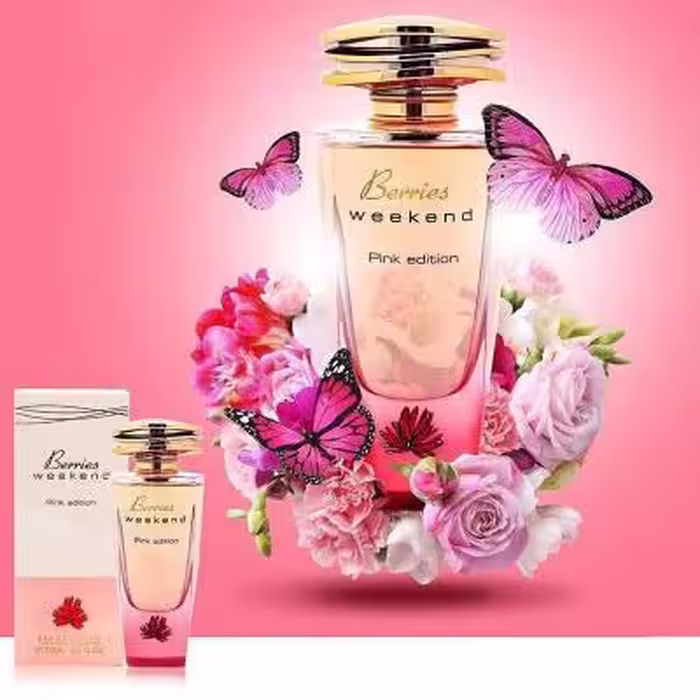عطر جذاب زنانه باربری ویکند فراگرنس ورد - ملایم و شیرین - 100 میل