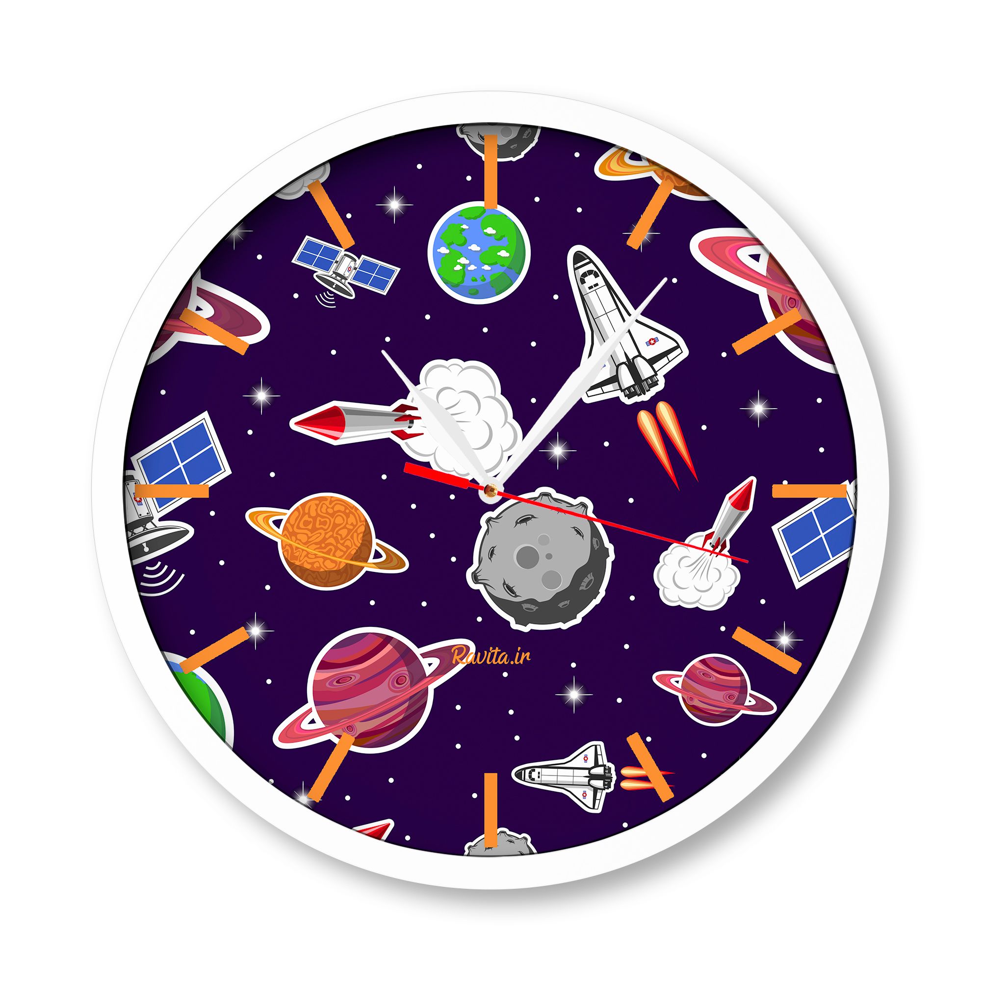 ساعت‌های دیواری راویتا طرح کهکشان 2141