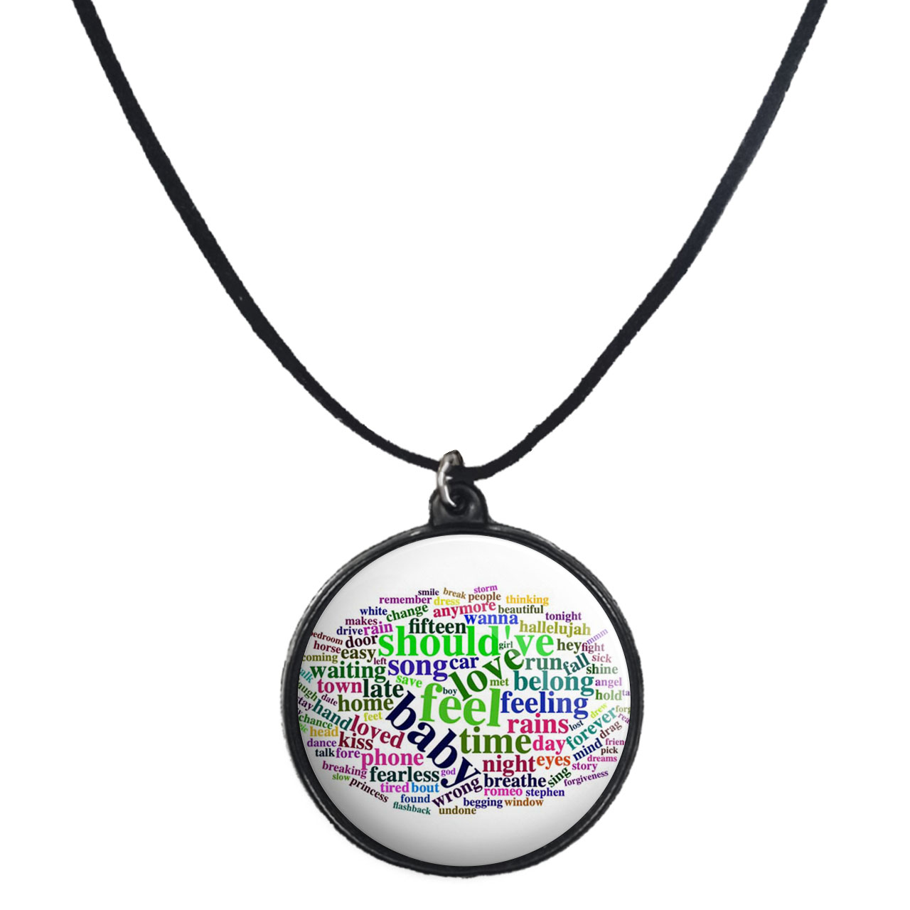 گردنبند پرمانه طرح تیلور سویفت کد pmb.2883 مدل دو طرفه