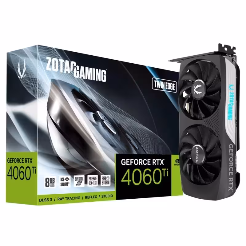 کارت گرافیک ZOTAC RTX 4060TI TWIN EDGE 8G   گارانتی اصلی