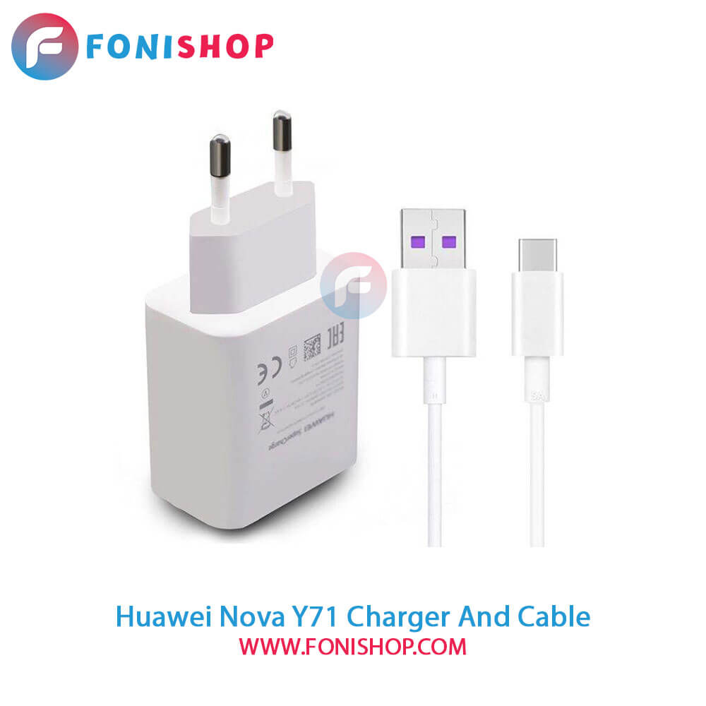 کابل و شارژر سوپر فست هواوی Huawei Nova Y71