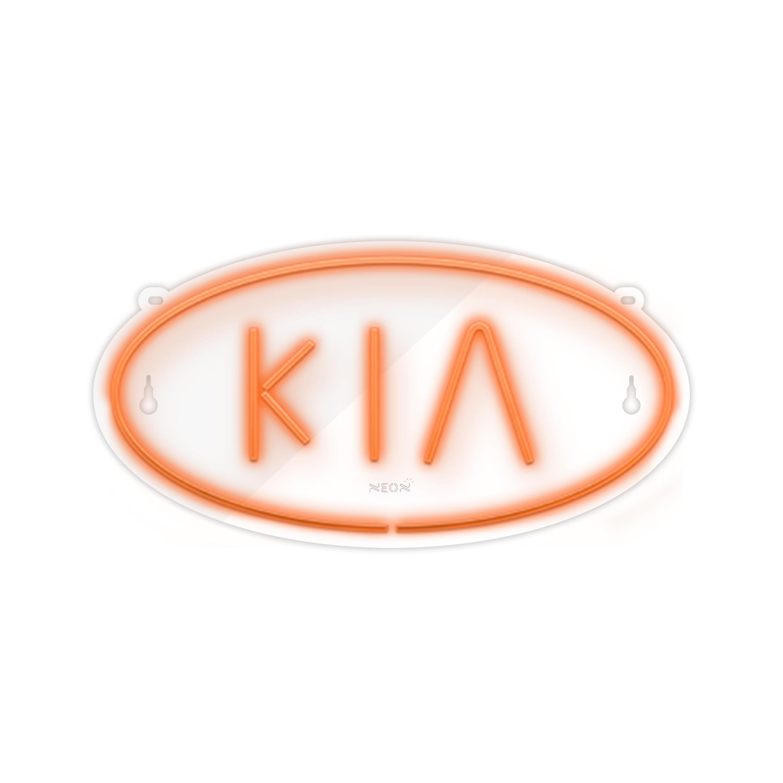 چراغ دیواری نئون دیزاین طرح Kia_ORG