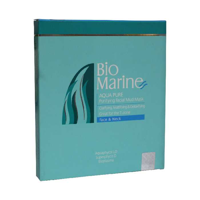 ماسک صورت بایومارین مدل AQUA PURE حجم 15 میلی لیتر بسته 3 عددی