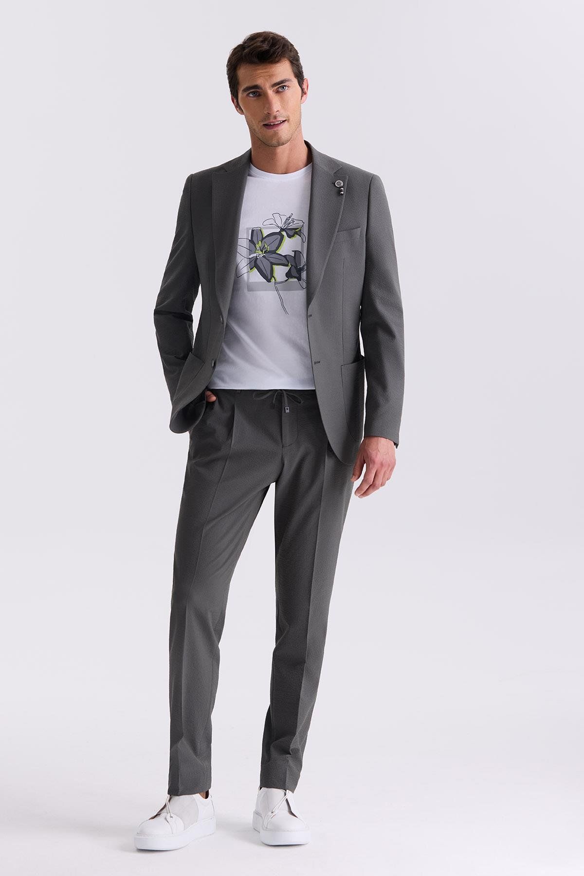 کت وشلوار مردانه و شلوار ورزشی SLIM FIT MONO YAKA Jakamen