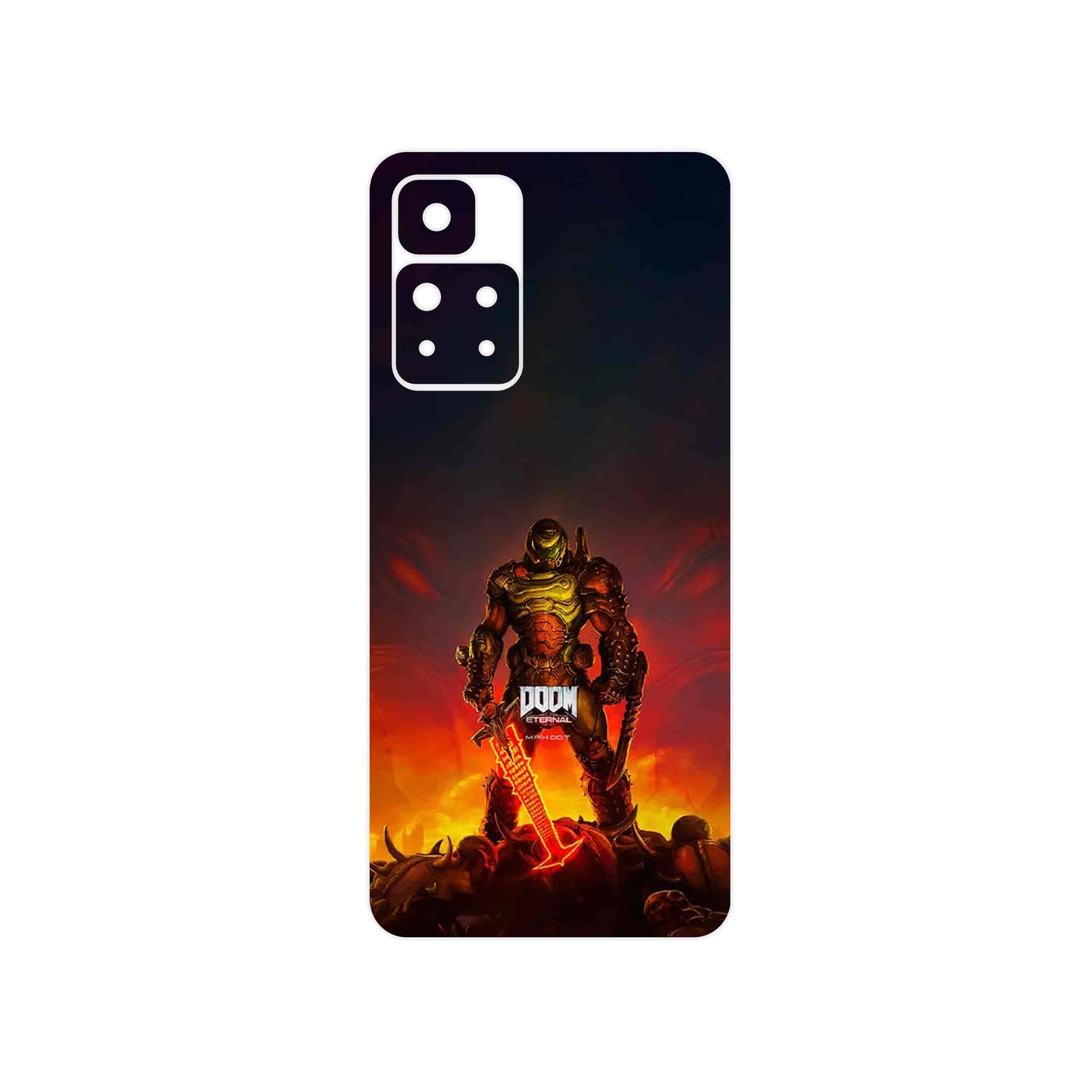 برچسب پوششی ماهوت مدل DOOM Game Series مناسب برای گوشی موبایل شیائومی Redmi Note 11 Pro Plus 5G