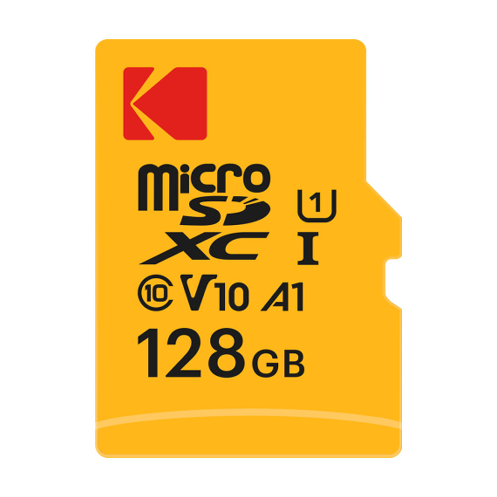 کارت حافظه MicroSDXC کداک مدل Kodak PREMIUM PERFORMANCE UHS-I U1 A1 V10 ظرفیت 128 گیگابایت به همراه آداپتور SD