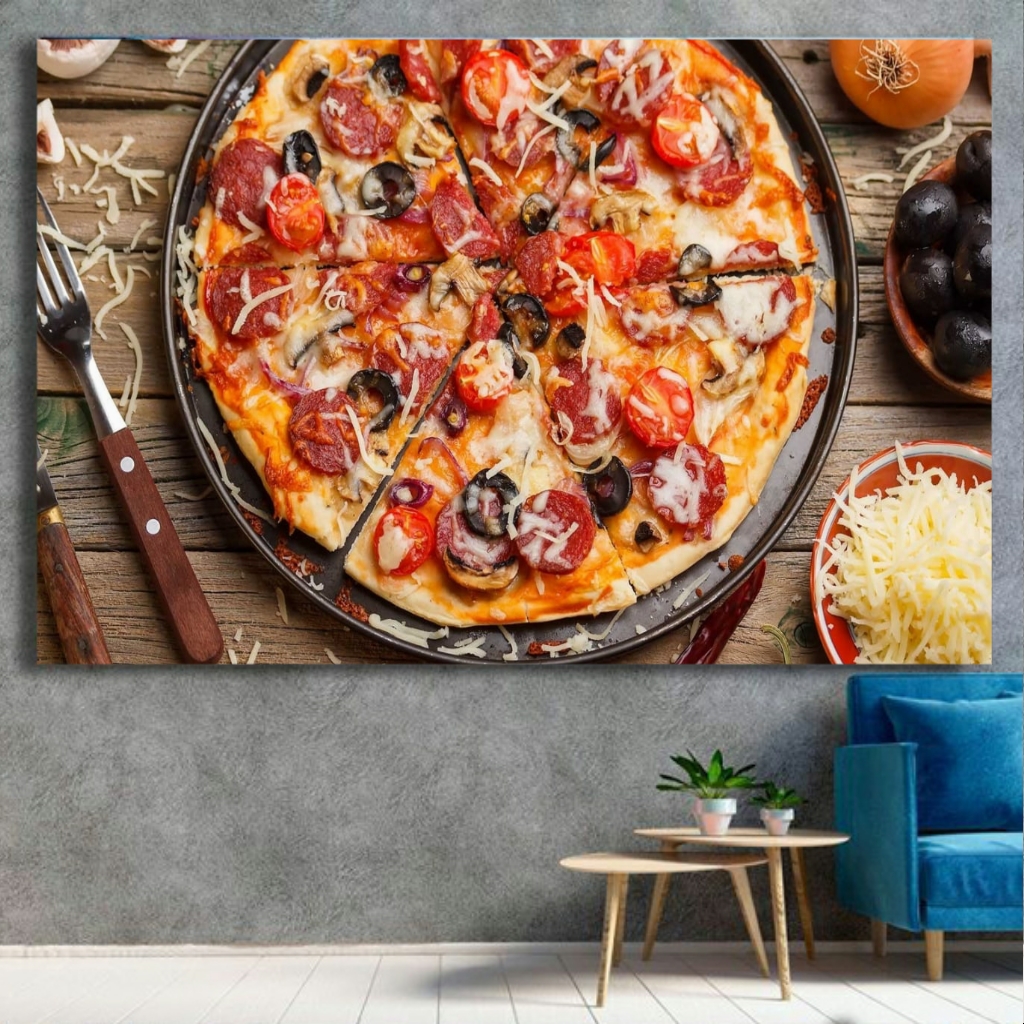 تابلو شاسی طرح پیتزا مدل SDT549