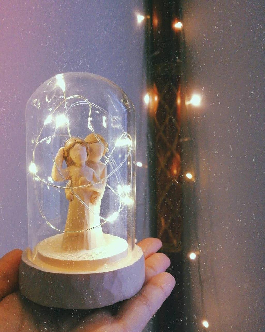 حباب ریسه دار طرح زن و مرد سایز بزرگ