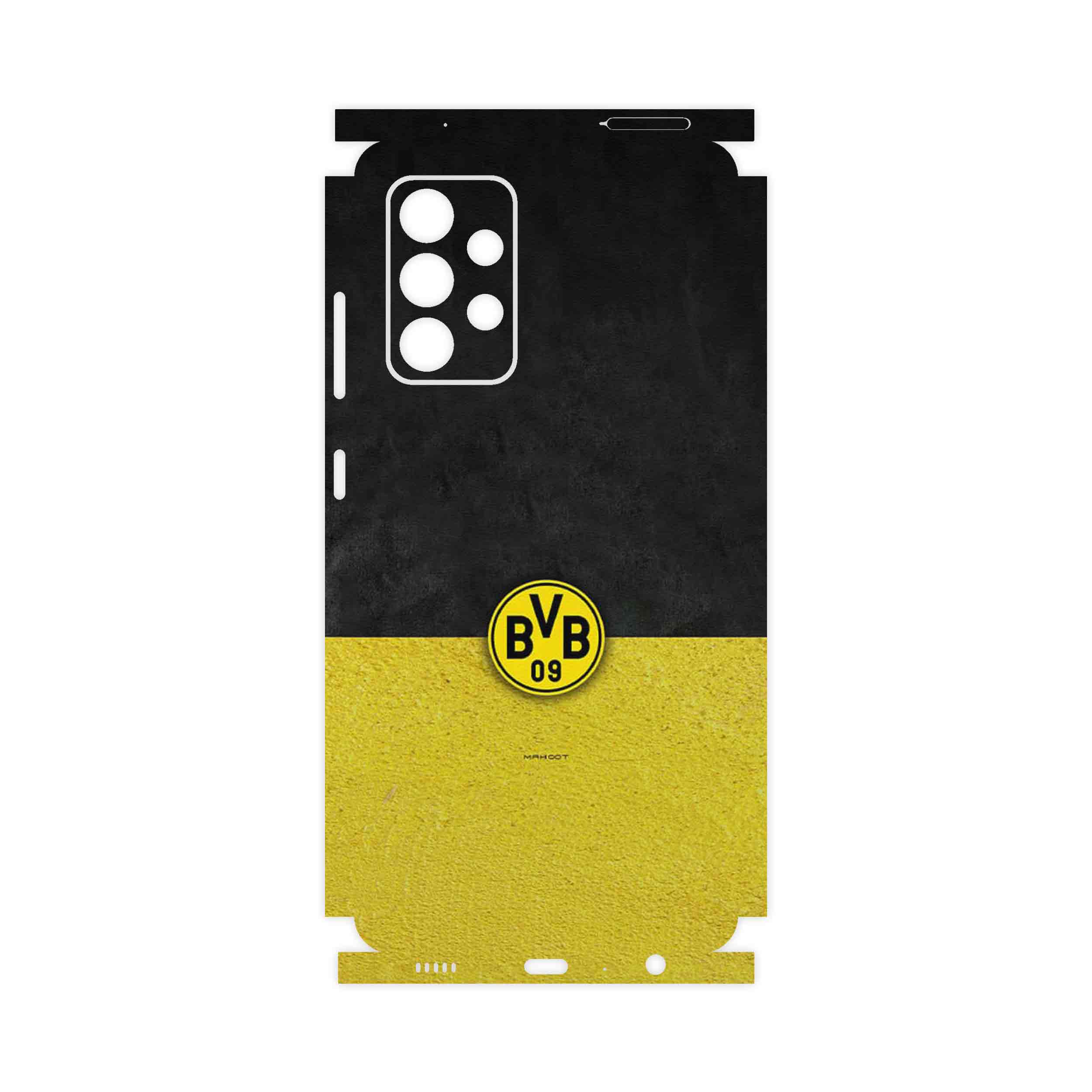 برچسب پوششی ماهوت مدل Borussia Dortmund FC-FullSkin مناسب برای گوشی موبایل سامسونگ Galaxy A52s 5G