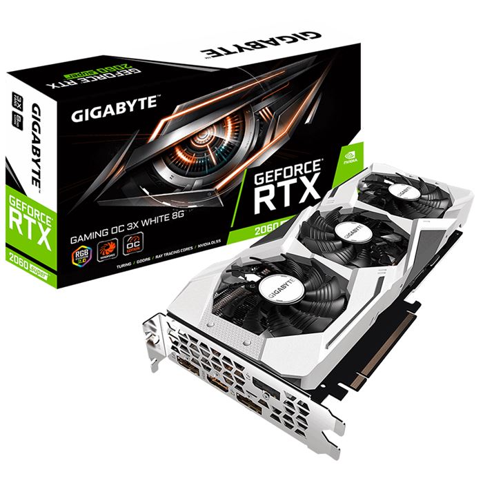 کارت گرافیک گیگابایت مدل GeForce RTX 2060 SUPER GAMING OC 3X WHITE با حافظه 8 گیگابایت