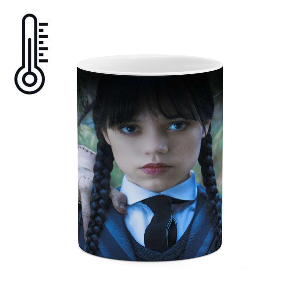 ماگ حرارتی طرح سریال Wednesday مدل mgph14101