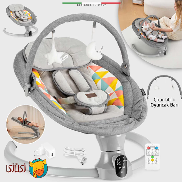 گهواره برقی و اتوماتیک نوزاد اله‌ له مدل Sette