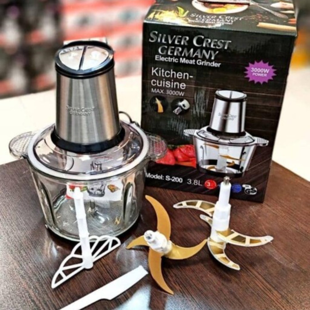 خردکن 6 تیغه طلایی تیتانیوم حک شده روی موتور 