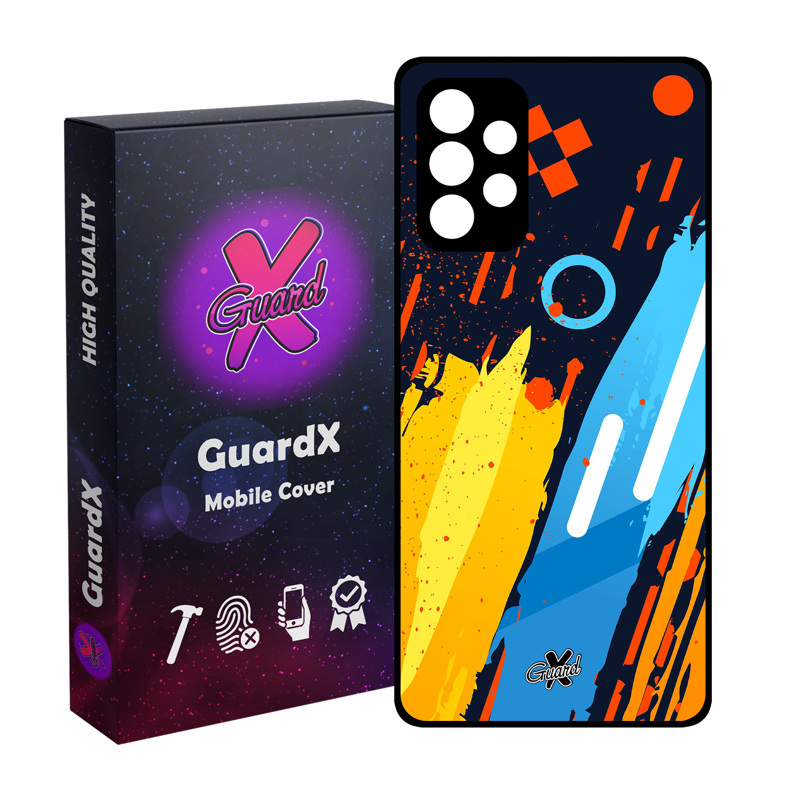 کاور گارد ایکس طرح Colors مدل Glass10171 مناسب برای گوشی موبایل سامسونگ Galaxy A23 4G